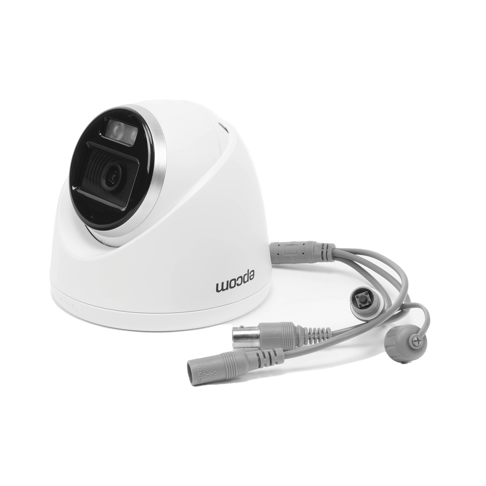 Turret TURBOHD 3K (5 Megapixel) / Lente 3.6 mm / Micrófono Integrado / Imagen a Color 24/7 (ColorVu) / 40 mts Luz Blanca / Exterior | SIERRA STORE