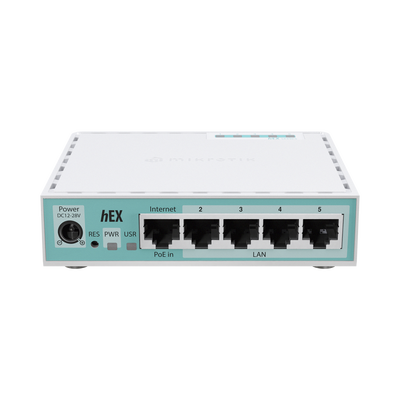 (Hex Version 2024) Router con 5 Puertos Gigabit Ethernet, 1 Puerto USB / CPU ARM Doble Nucleo/ RAM 512 MB/ Balanceo de Car...