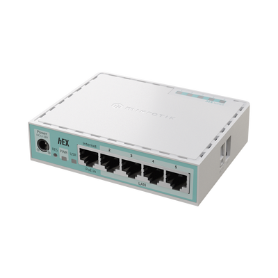 (Hex Version 2024) Router con 5 Puertos Gigabit Ethernet, 1 Puerto USB / CPU ARM Doble Nucleo/ RAM 512 MB/ Balanceo de Car...