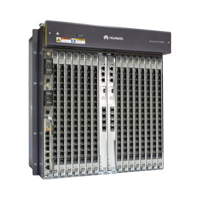 OLT GPON OptiXAccess Carrier Class con 1 tarjeta de 16 puertos GPON, 15 ranuras, 2 Fuentes de alimentación DC, 11 UR HUAWE...