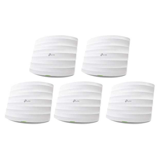 Kit de 5 Access Points / Doble Banda AC / 1350 Mbps / MU-MIMO / PoE 802.3af y Pasivo / 100 Clientes / 4 Antenas Internas | SIERRA STORE