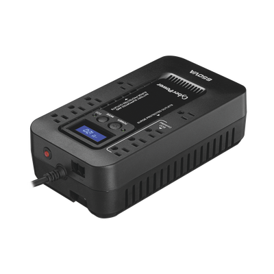 UPS de 650 VA/390 W, Topología Standby con Modo Ahorrador ECO, Entrada 120 Vca NEMA 5-15P, Con 8 Tomas NEMA 5-15R CYBERPOW...