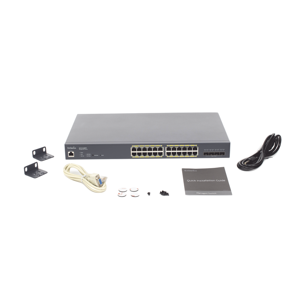 Switch PoE + Gigabit 410W de 24 puertos gestionado en la nube | SIERRA STORE