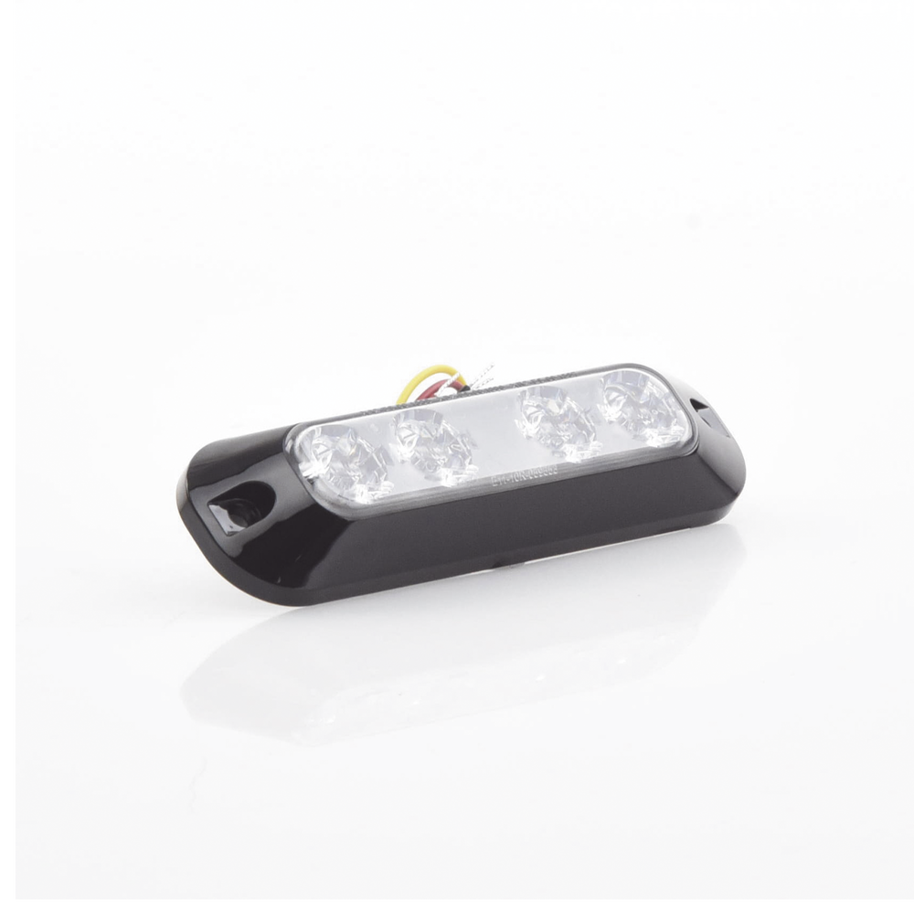 Luz Perimetral / 4 LEDs Ultra Brillantes / Ámbar / 12-24 VCC / 4.7 pulgadas (0.39 pies) | SIERRA STORE