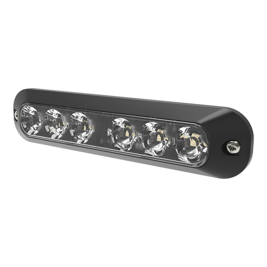 Luz Auxiliar / 6 LEDs Ultra Brillantes / Rojo-Azul / 12-24 VCC / SAE J595 Clase I / 21 Patrones | SIERRA STORE