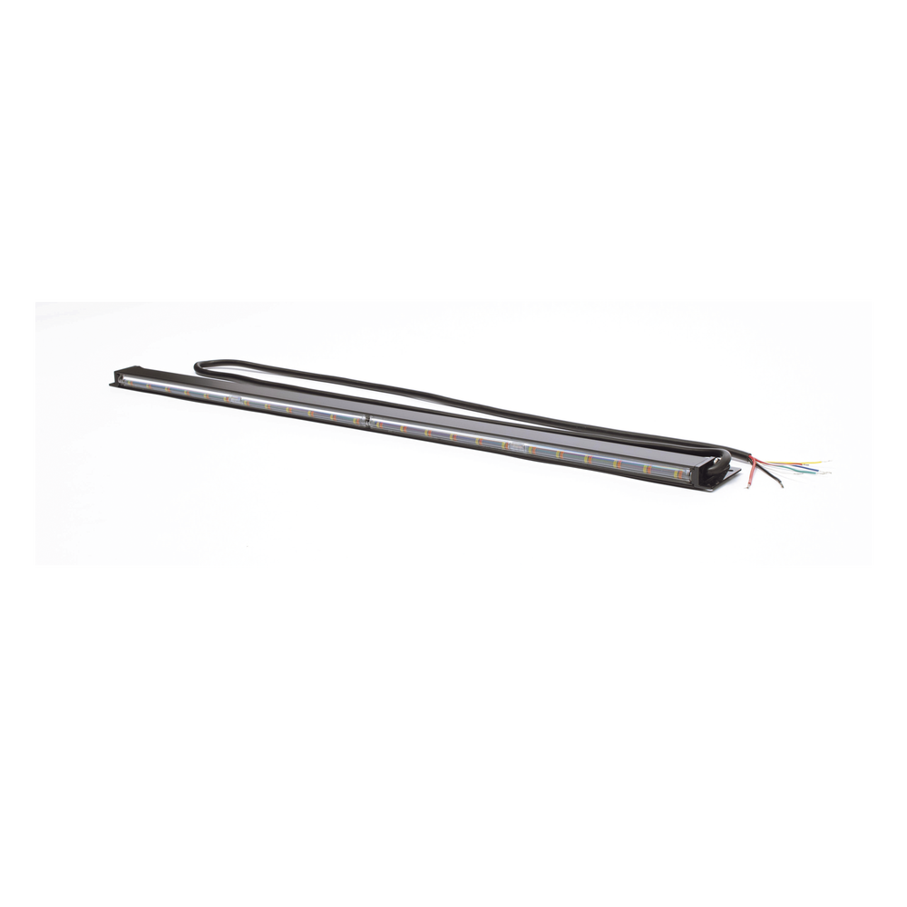 Barra de Luz LED Perimetral / 24 Pulgadas / Dual Color Ámbar/Claro / 12 Vcc / IP67 / 32 Modos Flash / SAE Clase III | SIERRA STORE