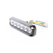 Luz LED de Advertencia Direccional / 12 LED Duales / Montaje Curvo 120° / IP69K e IP67 / 69 Patrones de Destello / Alimentación 12-24V | SIERRA STORE