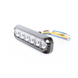 Luz LED de Advertencia Direccional / 12 LED Duales / Montaje Curvo 120° / IP69K e IP67 / 69 Patrones de Destello / Alimentación 12-24V | SIERRA STORE