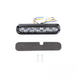 Luz LED de Advertencia Direccional / 12 LED Duales / Montaje Curvo 120° / IP69K e IP67 / 69 Patrones de Destello / Alimentación 12-24V | SIERRA STORE