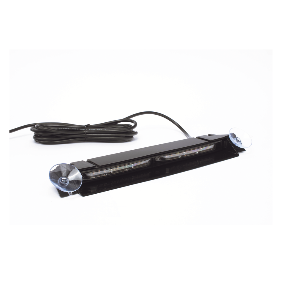 Luz de Visera LED / Dual Color Ámbar/Blanco / 67 Patrones de Destello / 12-24 Vcc / Perfil 1.3 pulgadas / Certificación SAE Clase I | SIERRA STORE