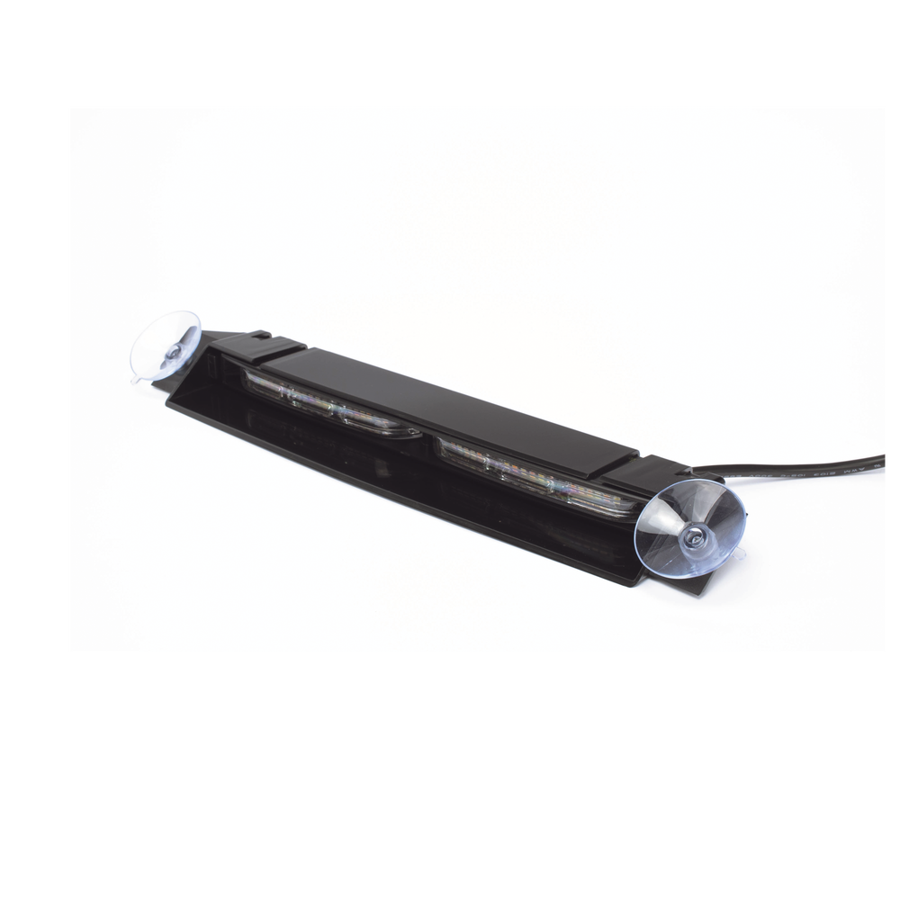 Luz de Visera LED / Dual Color Ámbar/Blanco / 67 Patrones de Destello / 12-24 Vcc / Perfil 1.3 pulgadas / Certificación SAE Clase I | SIERRA STORE