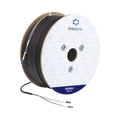 Carrete de Fibra Óptica Monomodo con Conectores LC-LC Duplex, Reforzada con Kevlar, de 300 Metros (984.25 Pies), Para Inst...