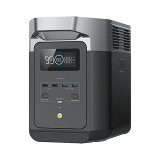 EcoFlow DELTA 2 MAX | Estación de Energía Portátil 2048Wh Litio LFP / 6 AC 2400 W (Max. 3400W) / 2 USB-C 100W / Capacidad ...