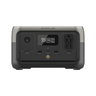 EcoFlow River 2 | Estación de Energía Portátil 256Wh Litio LFP / 2 AC 300 W (Max. 600W) / 1 USB-C 60W / 2 USB -A 12W / Car...