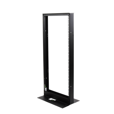 Rack de 2 Postes, Estándar 19", 24 Unidades, Fabricado en Acero, Base "L" para Anclar a Piso. LINKEDPRO BY EPCOM - Vista 2