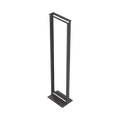 Rack de 2 Postes, Estándar 19", 45 Unidades, Fabricado en Acero, Base "L" para Anclar a Piso. - LINKEDPRO BY EPCOM