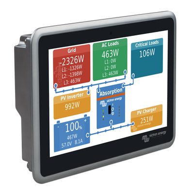 Ekrano GX / Centro de comunicaciones / Monitoreo Remoto para Sistemas Victron VICTRON ENERGY - Vista 2