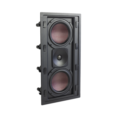 BOCINA DE PARED | 2 WOOFERS DE FIBRA DE CARBONO 6.5'' | TWEETER DE TITANIO 1'' | 200W TRUAUDIO - Vista 3