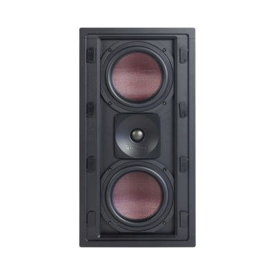 BOCINA DE PARED | 2 WOOFERS DE FIBRA DE CARBONO 6.5'' | TWEETER DE TITANIO 1'' | 200W - TRUAUDIO