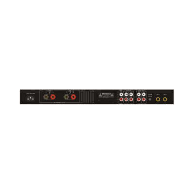 Amplificador de Audio | 2 x 60W | Baja Impedancia 4 - 8Ω | Reproductor Bluetooth, USB, SD | Efectos Integrados Delay, Echo...