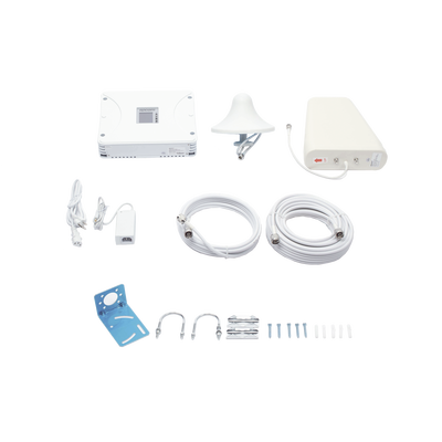 Kit Amplificador de Señal Celular 2G, 3G, 4G y 5G / Mejora llamadas convencionales y VoLTE / Amplifica señal de TELCEL, AT...