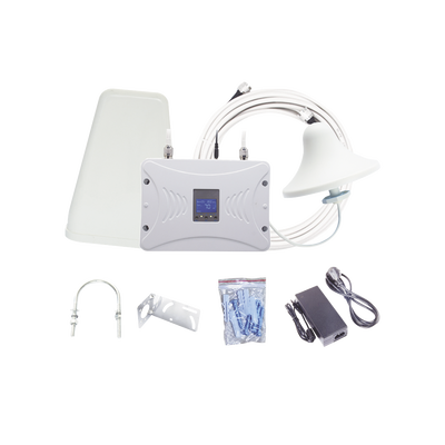 Kit Amplificador de Señal Celular 2G, 3G y 4G / Mejora llamadas convencionales y VoLTE / Amplifica señal de TELCEL, AT&T y...