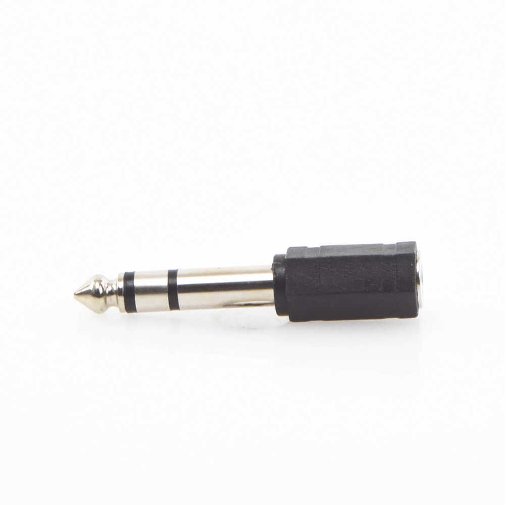 Adaptador de audio / 3.5mm hembra a 6.35mm macho / Estéreo / 0.25 pies | SIERRA STORE