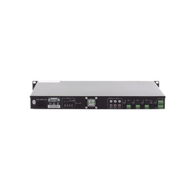 Amplificador de Audio | 1 canal | 350 W | Sistema 100V y Baja Impedancia | 4 Entradas de Micrófono Balanceadas | Bluetooth...
