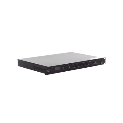 Amplificador de Audio | 1 canal | 350 W | Sistema 100V y Baja Impedancia | 4 Entradas de Micrófono Balanceadas | Bluetooth...