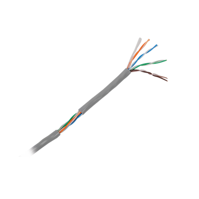 Bobina de Cable de 305 Metros (1000 Pies) Cat5e, Aleación de Cobre y Aluminio (CCA), Color Gris, Uso Interior LINKEDPRO BY...