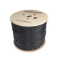 Bobina de Cable Siamés Cat5e CCA + 2 Cables Gruesos (16 AWG) para Alimentar C...