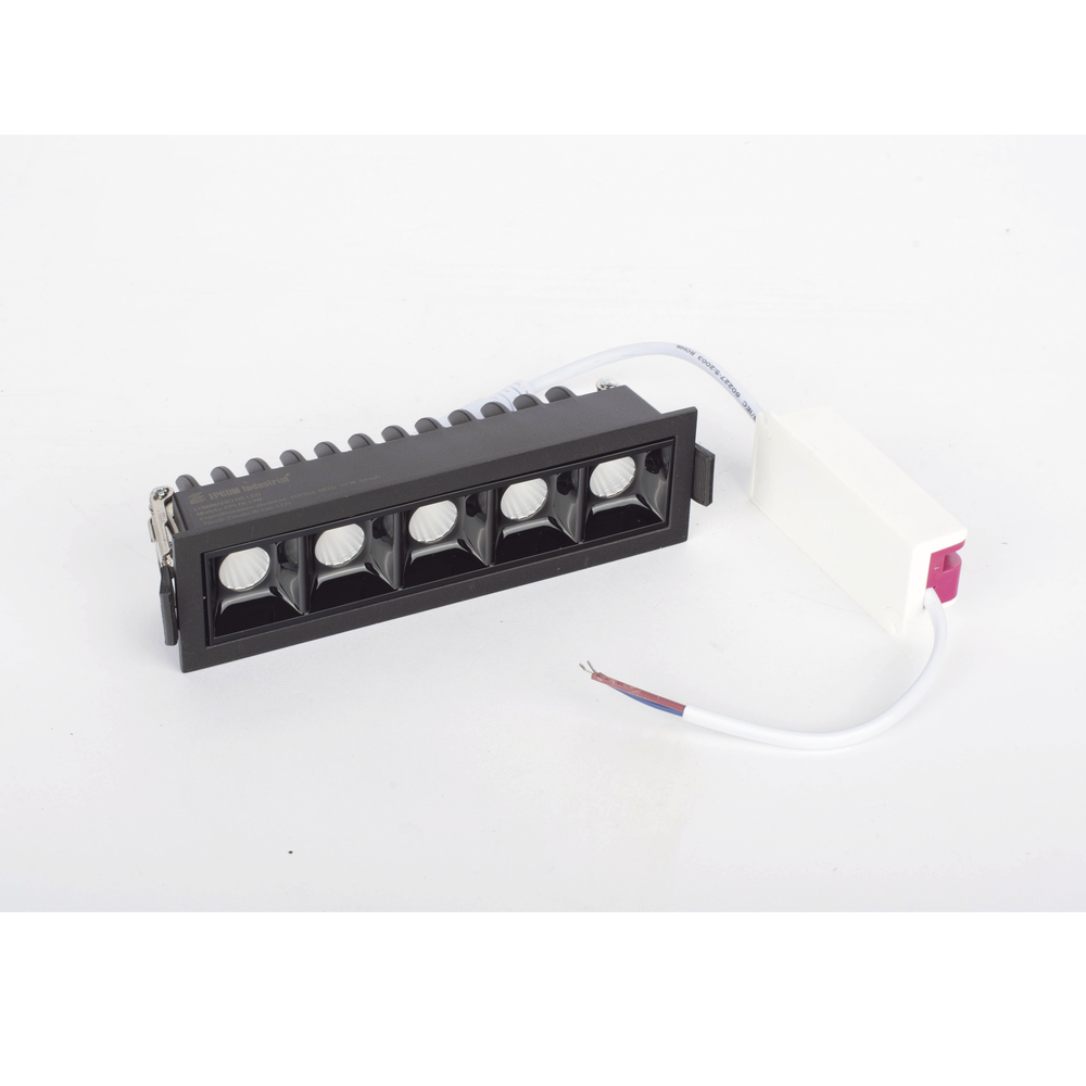 EPCOM INDUSTRIAL EPIDL10W - Reflector LED Lineal Empotrable / Luz Fría 6000 K / 10 W / 750 lúmenes / Haz 45° / IP20 / Vida útil 50000 | SIERRA STORE