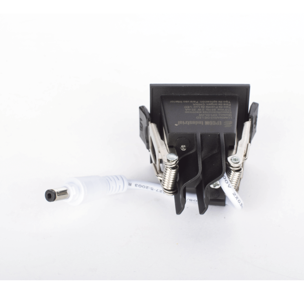 EPCOM INDUSTRIAL EPIDL2W - Reflector Empotrable LED / 2 W / 110 VCA / 110 lúmenes / Haz 45° / Luz Fría 6000 K / IP20 / 50,000 hrs | SIERRA STORE