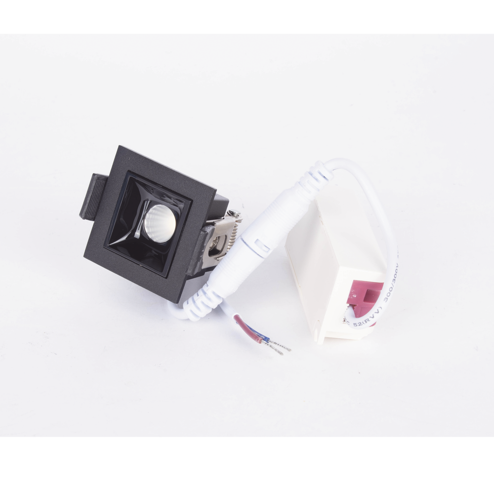 EPCOM INDUSTRIAL EPIDL2W - Reflector Empotrable LED / 2 W / 110 VCA / 110 lúmenes / Haz 45° / Luz Fría 6000 K / IP20 / 50,000 hrs | SIERRA STORE