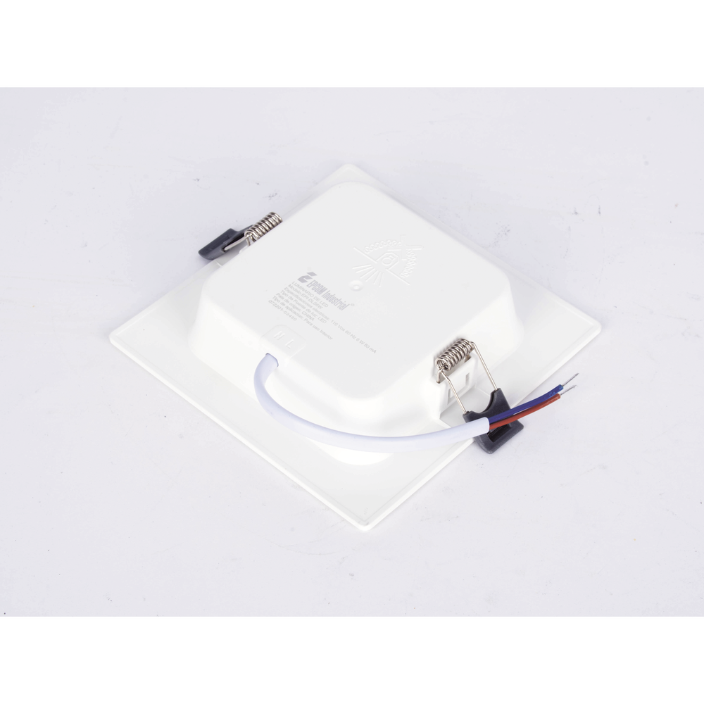 EPCOM INDUSTRIAL EPIDLS6W - Spot LED Empotrable Cuadrado / 6 W / 420 lúmenes / Luz Fría 6000 K / Ángulo 120° / 25000 hrs / IP20 / 110 | SIERRA STORE