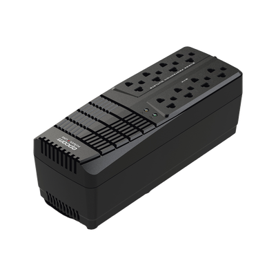 Regulador de Voltaje 1000 VA-500 W /  4 Contactos con AVR / 4 Contactos con Supresor de Picos / Protección RJ11 EPCOM POWE...