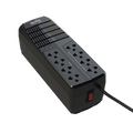 Regulador de Voltaje 2000 VA-1000 W / 4 Contactos con AVR / 4 Contactos con Supresor de Picos / Protección RJ11 - EPCOM PO...