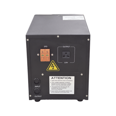 Regulador de Voltaje Industrial Monofásico Ferroresonante 3 kVA/3 kW 120 V / Entrada 96-144 Vca / Salida 117.6- 122.4 Vca ...
