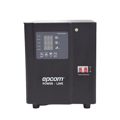 Regulador de Voltaje Industrial Monofásico Ferroresonante 3 kVA/3 kW 120 V / Entrada 96-144 Vca / Salida 117.6- 122.4 Vca ...