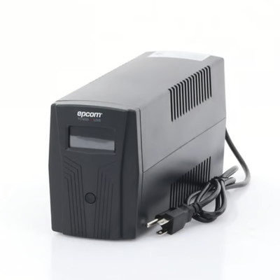 UPS de 600VA/360W / Topología Línea Interactiva / Entrada y Salida 120 Vca / Clavija NEMA 5-15P / 4 Tomas NEMA 5-15R EPCOM...