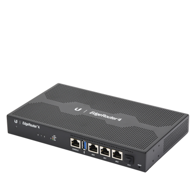 EdgeRouter 4, con 3 puertos 10/100/1000 Mbps + 1 puerto SFP, con funciones avanzadas de ruteo UBIQUITI - Vista 6