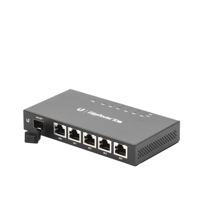 EdgeRouter X SFP de 5 puertos Gigabit + 1 puerto SFP con funciones avanzadas de ruteo UBIQUITI - Vista 2