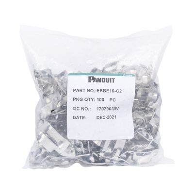 Hebillas PanSteel™ de Acero Inoxidable 201, Para Uso con Fleje ESW16T76-CR2 de 5/8, Paquete de 100pz PANDUIT - Vista 5