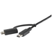 Cámara Boroscopio de Inspección con Conexión para Dispositivos Android®. Cuello de Cisne Blindado de 10' (3 m) y 6 Luces L...
