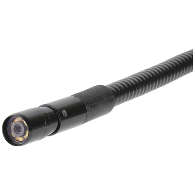 Cámara Boroscopio de Inspección con Conexión para Dispositivos Android®. Cuello de Cisne Blindado de 10' (3 m) y 6 Luces L...