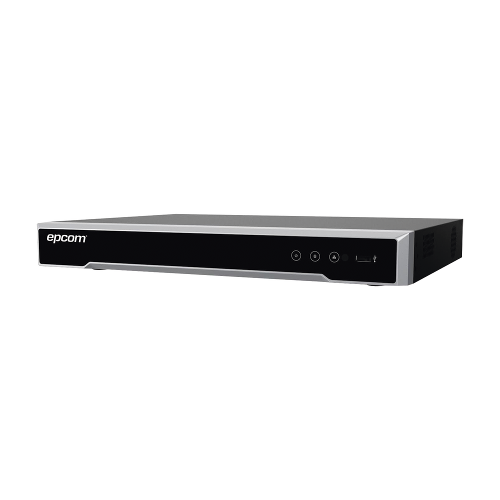 EPCOM EV5008TURBO-X - DVR 8 Canales 4K TurboHD (Con Firmware) / 8 Megapixel / 1 Bahía de Disco Duro / 4 Canales de Audio / 8 Entradas | SIERRA STORE