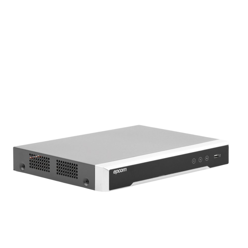 EPCOM EV-8008TURBO-D - DVR 8 Canales 4K TurboHD + 8 Canales IP/ 8 Megapixel / Acusense  / Audio por Coaxitron/ 1 Bahía de Disco Duro / | SIERRA STORE