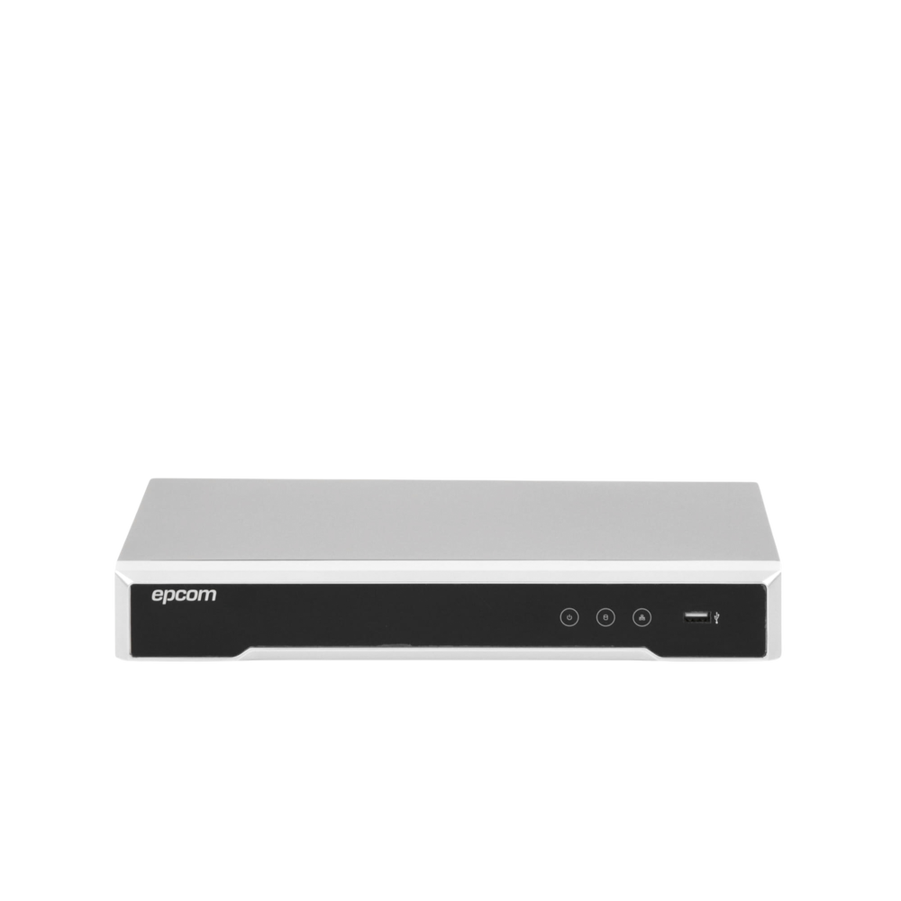 EPCOM EV-8008TURBO-D - DVR 8 Canales 4K TurboHD + 8 Canales IP/ 8 Megapixel / Acusense  / Audio por Coaxitron/ 1 Bahía de Disco Duro / | SIERRA STORE