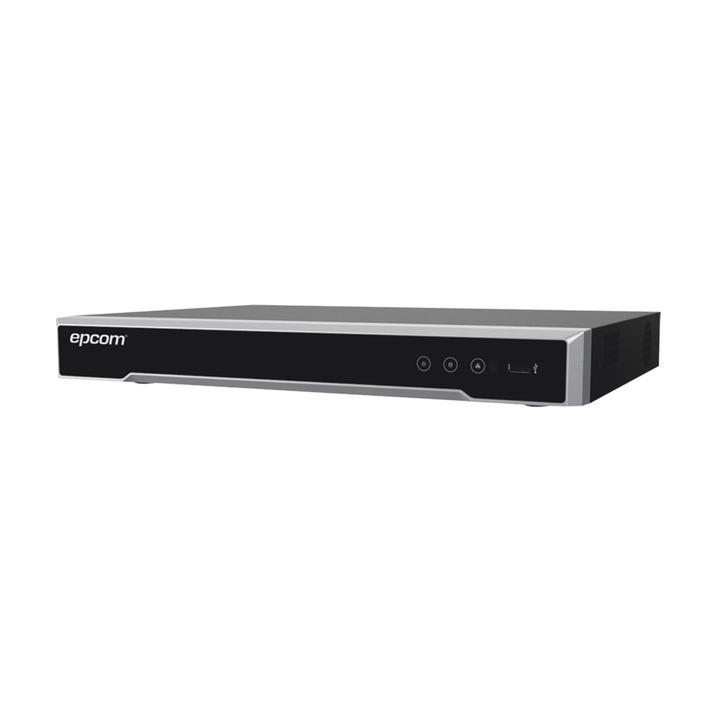 EPCOM EV-8008TURBO-D - DVR 8 Canales 4K TurboHD + 8 Canales IP/ 8 Megapixel / Acusense  / Audio por Coaxitron/ 1 Bahía de Disco Duro / | SIERRA STORE