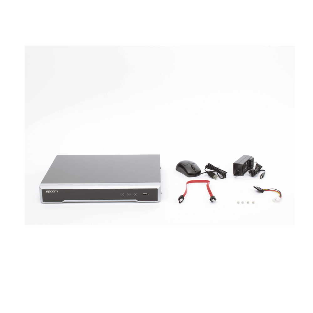DVR Pentahíbrido / 8 Canales TurboHD 4K + 8 Canales IP / AcuSense / H.265+ / HDMI 4K / Audio por Coaxitron / 8 Entradas de Alarma | SIERRA STORE